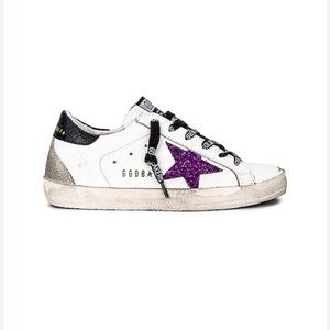 Golden Goose White Purple Black Ice Sneakers